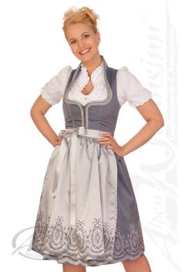 Marjo Midi Dirndl 2tlg. - ROMILDA, Silber, 36