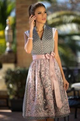 Marjo Midi Dirndl 2tlg. - ROMILLA, Stein/Altrosa, 30