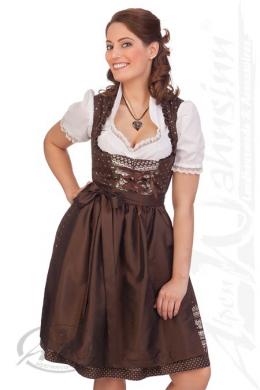 Marjo Midi Dirndl 2tlg. - SAMMY, Braun, 36