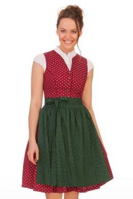 Marjo Midi Dirndl 3tlg. - BERNALDA, Rot, 30