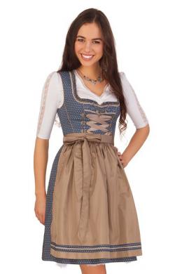 Marjo Mini Dirndl 2tlg. - EVETTE, Blau, 42