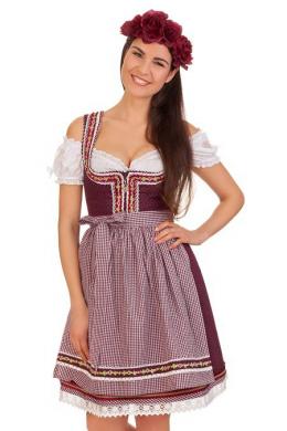 Marjo Mini Dirndl 2tlg. - TAMINA MJ, Brombeer, 42