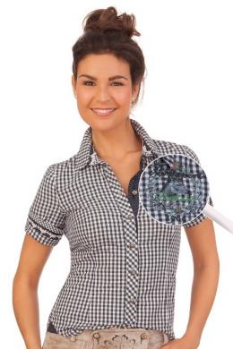 Marjo Trachtenbluse - DANELLA-BEATE, Blau, 44