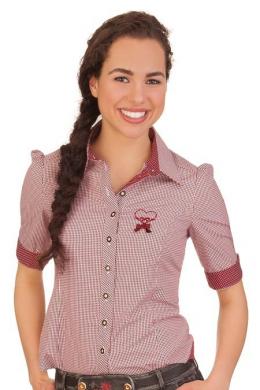Marjo Trachtenbluse - EMINA-DALIA, Rot, 32