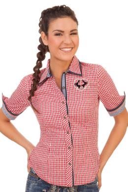Marjo Trachtenbluse - FINETTA-BEATE, Rot, 32