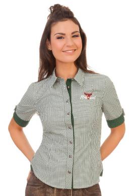 Marjo Trachtenbluse - FREDA-DANELLA, Grün, 34