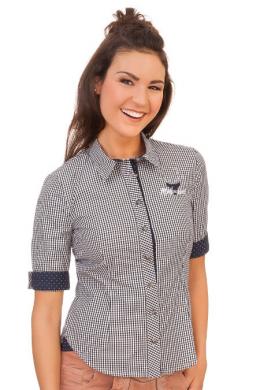 Marjo Trachtenbluse - FREDA-DANELLA, Navy, 42