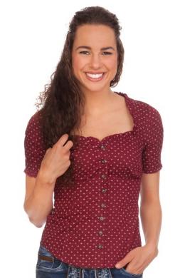 Marjo Trachtenbluse - NENITA-BRENDA, Bordeaux, 46