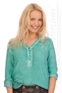 Marjo Trachtenbluse - NOTOJA, Smaragd, XXL