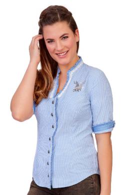 Marjo Trachtenbluse - SANDY, Babyblau, 36