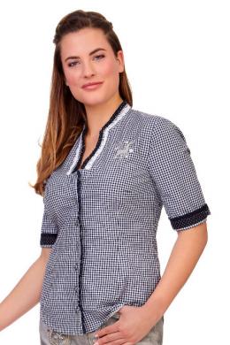 Marjo Trachtenbluse - SANDY, Blau, 44