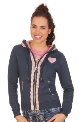 Marjo Trachtenjacke Damen - BELMA, Blau, XXXL