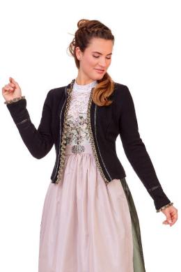 Marjo Trachtenjacke Damen - ELIONA, Schwarz, 48