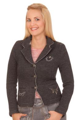 Marjo Trachtenjacke Damen - ROMI, Anthrazit, 38