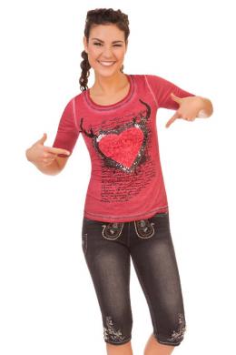 Marjo Trachtenjeans Damen - FRANZISKA KNIEBUND, Schwarz, 34