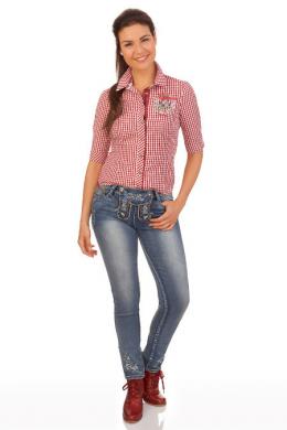 Marjo Trachtenjeans Damen - FRANZISKA LANG, Blau, 42