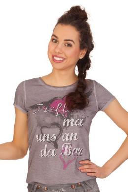 Marjo Trachtenshirt Damen - BAR, Grau, XS