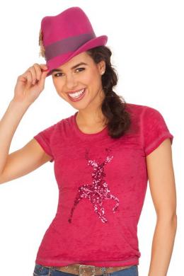 Marjo Trachtenshirt Damen - ELLA, Beere, M