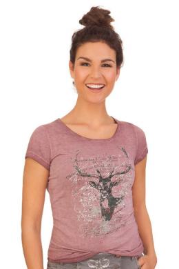 Marjo Trachtenshirt Damen - MICHAELA, Mauve, L