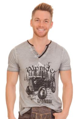 Marjo Trachtenshirt Herren - ALPRIDER, Grau, L