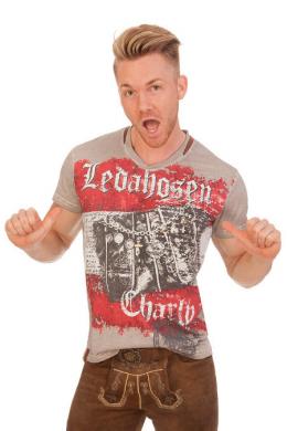 Marjo Trachtenshirt Herren - CHARLY AUSTRIA, Grau, S
