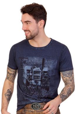 Marjo Trachtenshirt Herren - HARRY, Blue Night, L