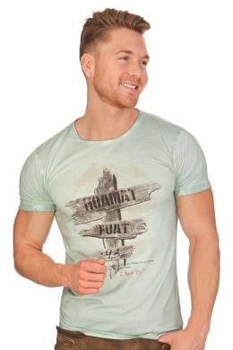 Marjo Trachtenshirt Herren - HOAMAT, Mint, XXXL