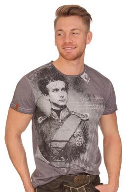 Marjo Trachtenshirt Herren - WIGGERL, Grau, XS