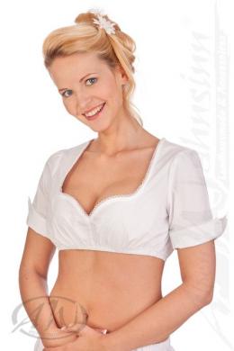 Melega Dirndlbluse - LISSA, Weiß, 38