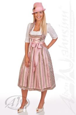 Melega Midi Dirndl 2tlg. - TIZIANA, Taupe, 42