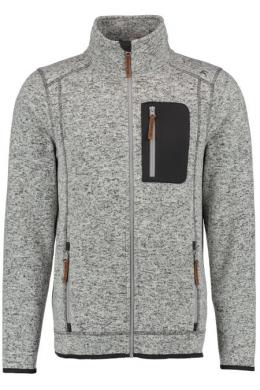 Orbis Fleecejacke Herren - GAJUS, Mittelgrau, 6XL