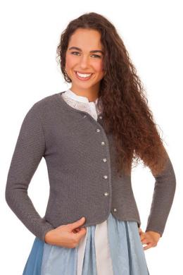 Orbis Trachten Strickjacke - RAIKA, Anthrazit, 46