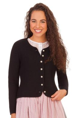 Orbis Trachten Strickjacke - RAIKA, Schwarz, 40