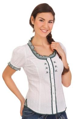 Orbis Trachtenbluse - ALBERTA, Weiß, 36