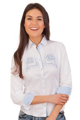 Orbis Trachtenbluse - JOHANNA, Blau, 42