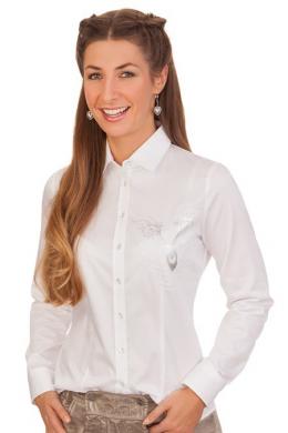 Orbis Trachtenbluse - MARLENE, Weiß, 38