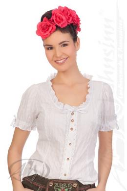 Orbis Trachtenbluse - MERLE, Weiß, 52