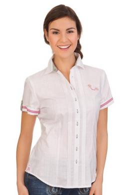 Orbis Trachtenbluse - ORTRUN, Weiß, 46