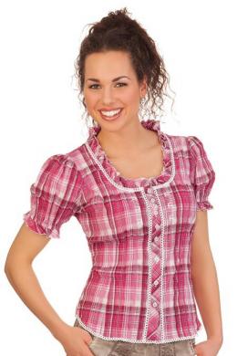 Orbis Trachtenbluse - SELINA, Beere, 48