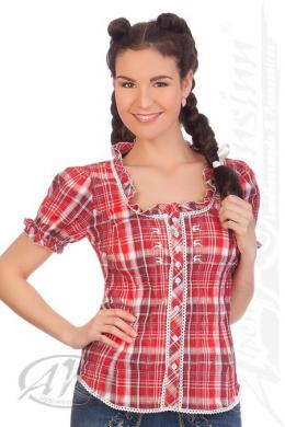 Orbis Trachtenbluse - SELMA, Rot, 50