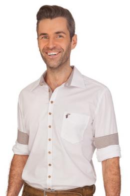 Orbis Trachtenhemd - CHRISTOPH, Weiß, 45/46 (XXL)