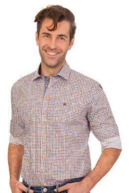 Orbis Trachtenhemd - EDO, Blau, 49/50 (4XL)