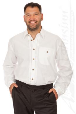 Orbis Trachtenhemd - H0106, Weiß, 5XL