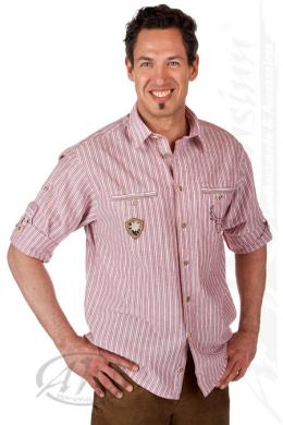Orbis Trachtenhemd - H081, Rot, L