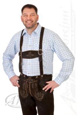 Orbis Trachtenhemd - H086, Hellblau, 5XL