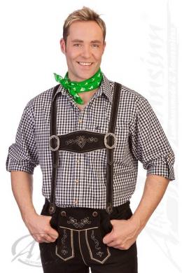Orbis Trachtenhemd - H1301, Schwarz, 6XL