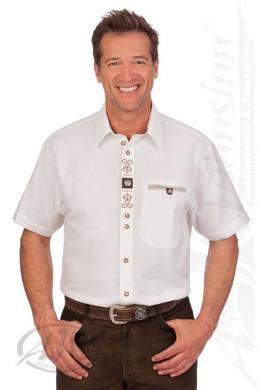 Orbis Trachtenhemd - H1421, Weiß, 49/50 (4XL)