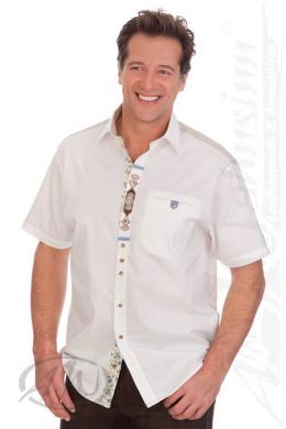Orbis Trachtenhemd - H1522, Weiß, 43/44 (XL)