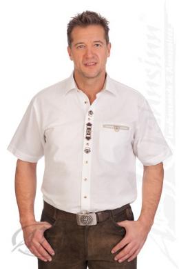Orbis Trachtenhemd - H1620, Weiß, 49/50 (4XL)