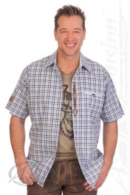 Orbis Trachtenhemd - H1626, Blau, 45/46 (XXL)